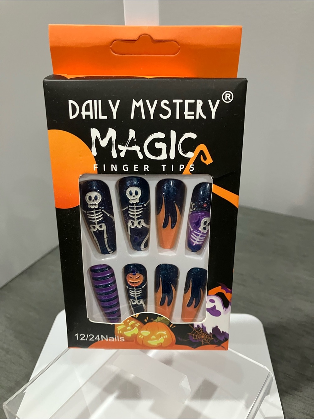 Halloween Skeleton Magic Press on Nails